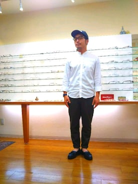 「revertical（リバーティカル）のアイテム（パンツ）」を使った、optics-aimさん（メンズ・163cm）の夏コーディネート