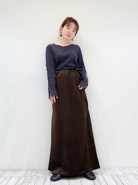 「アレンジ」｜Matanoriさん（レディース・154cm）の冬コーディネート