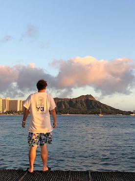 「hawaii」｜「アイテム（その他）」を使った、ai16さん（メンズ・183cm）の夏コーディネート