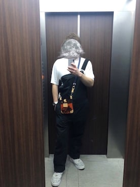 「Johnbull（ジョンブル）のアイテム（サロペット/オーバーオール）」を使った、ai16さん（メンズ・183cm）の夏コーディネート