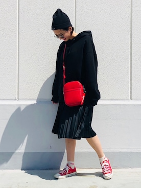 「GOTHAM（ゴッサム）のアイテム」を使った、ʜᴀʀᴜᴋᴀさん（レディース・163cm）の春コーディネート