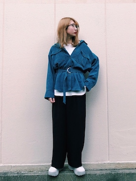 「コーデュロイシャツ」｜ʜᴀʀᴜᴋᴀさん（レディース・163cm・20代）の冬コーディネート