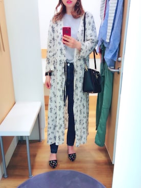 「ショッピング」｜「アイテム（パンプス）」を使った、Yuu.さん（レディース・155cm）の春コーディネート