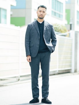 Yukihiro Yamamotoさん（メンズ・180cm）の春コーディネート