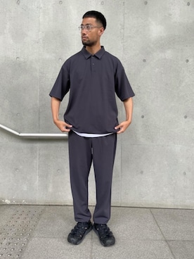 「KANEKO OPTICAL（カネコオプティカル）のUNITED ARROWS by KANEKO OPTICAL Kevin/アイウェア MADE IN JAPAN（メガネ、その他）」を使った、Yukihiro Yamamotoさん（メンズ・181cm）の春コーディネート