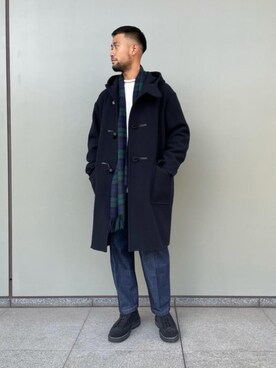 「Danner（ダナー）の【別注】 ＜DANNER（ダナー）＞ DANNER FIELD B&Y/ブーツ（ブーツ、ブラック系）」を使った、Yukihiro Yamamotoさん（メンズ・181cm）の秋コーディネート