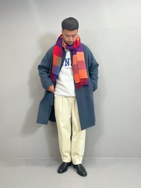 「BEAUTY&YOUTH UNITED ARROWS（ビューティーアンドユースユナイテッドアローズ）のBY サイドゴア ブーツ（ブーツ、ブラック系）」を使った、Yukihiro Yamamotoさん（メンズ・181cm）の秋コーディネート