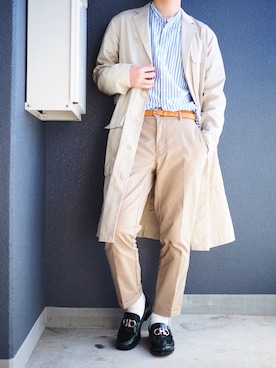 「lideal（リデアル）のアイテム」を使った、ryushi36 さん（メンズ・165cm）の春コーディネート
