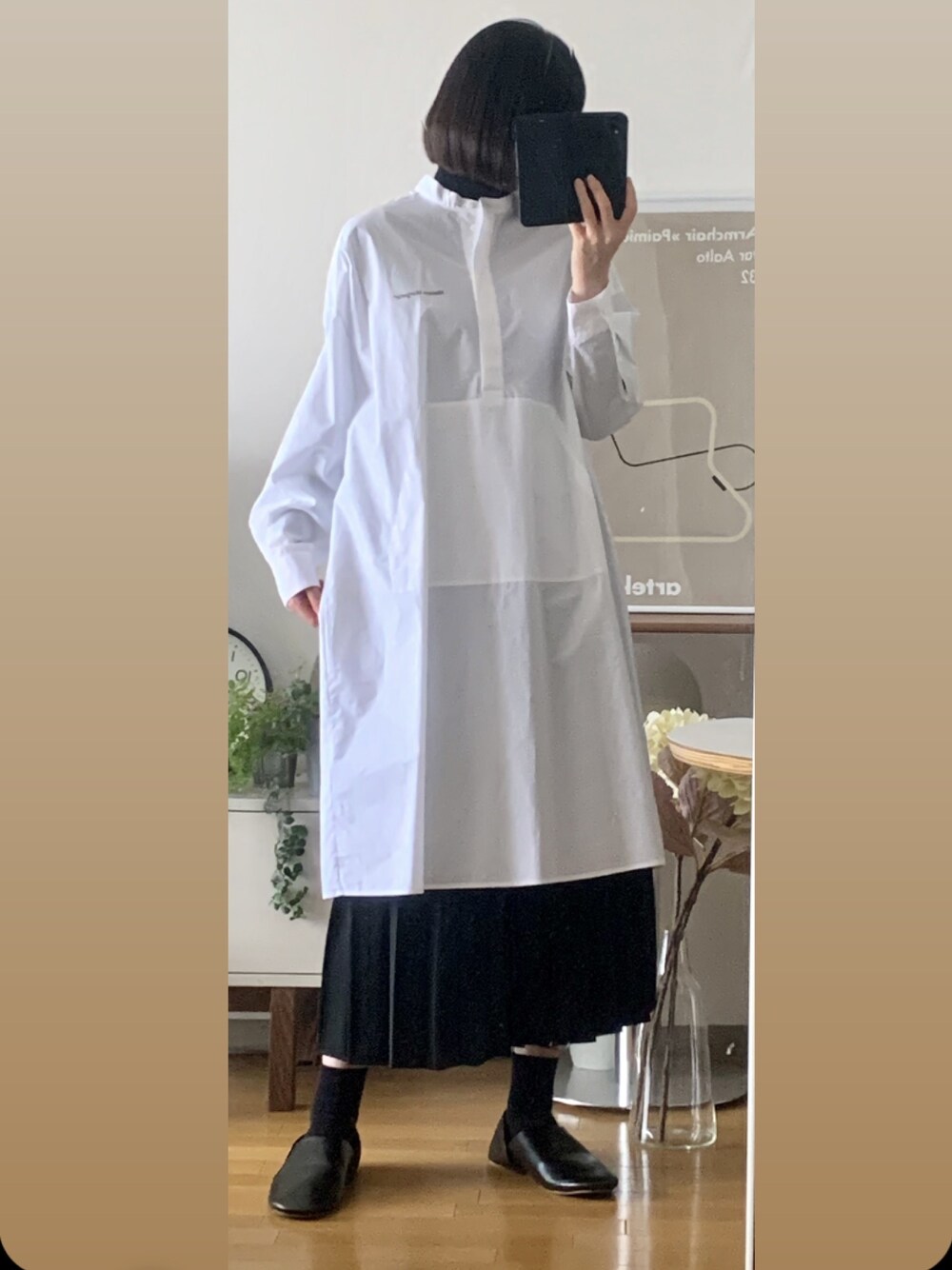 minako_1027|MM6 Maison Margielaのシャツワンピースを使った minako_1027|MM6 Maison Margielaのシャツワンピースを使った