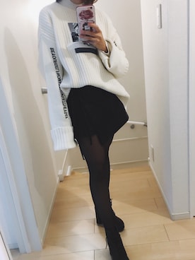 __loveyui__さん(レディース・152cm)の冬コーディネート