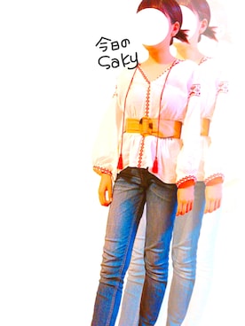 Sakyさん（レディース・152cm）の秋コーディネート