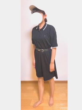 「FILA（フィラ）のアイテム（ワンピース/ドレス）」を使った、Sakyさん（レディース・152cm）の春コーディネート