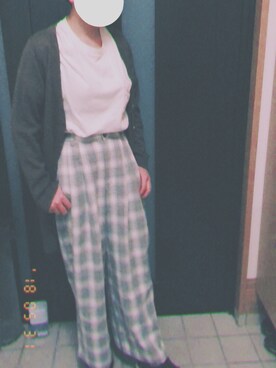 「Boisson Chocolat（ボワソンショコラ）のアイテム」を使った、Sakyさん（レディース・152cm）の春コーディネート