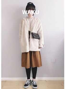 wakuwakuさん（レディース・165cm）の冬コーディネート
