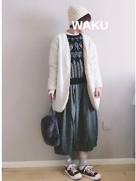 wakuwakuさん(レディース・165cm)の冬コーディネート