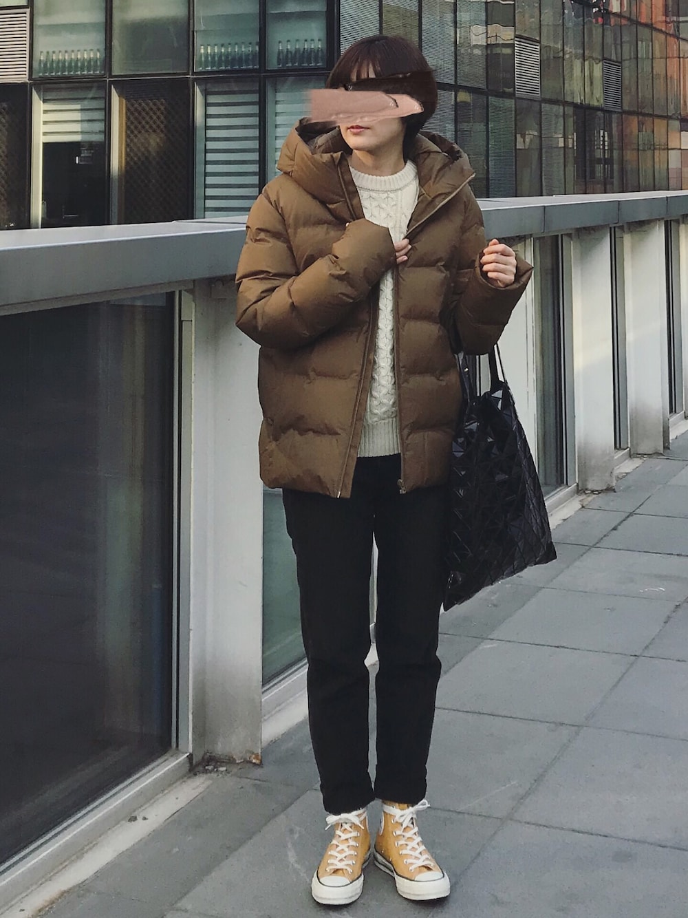 シームレスダウン ユニクロ ブラウン ユニクロ シームレスダウン ブラウン