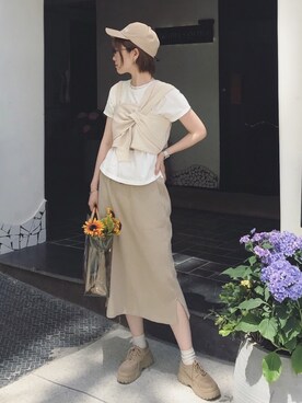 wakuwakuさん（レディース・165cm）の春コーディネート