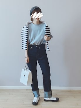 「日系极简」｜「アイテム（アクセサリー）」を使った、wakuwakuさん（レディース・165cm）の春コーディネート
