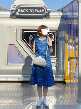 「MANGO（マンゴ）のアイテム（アクセサリー）」を使った、wakuwakuさん（レディース・165cm）の夏コーディネート