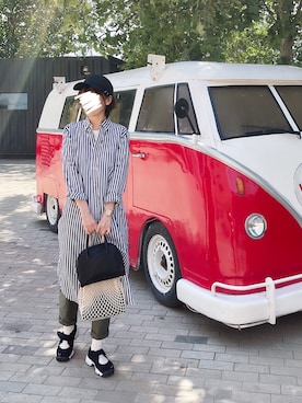 「BEAMS BOY（ビームスボーイ）のアイテム（ワンピース）」を使った、wakuwakuさん（レディース・165cm）の春コーディネート