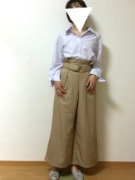「タッセルシューズ」｜みどさん（レディース・157cm）の春コーディネート