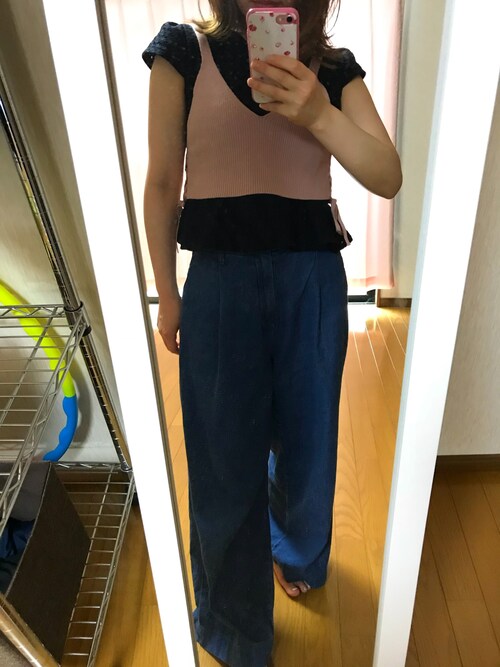 おちび ユニクロのパンツを使ったコーディネート Wear