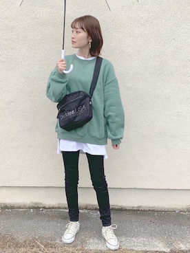 吉田南歩さん（レディース・161cm）の春コーディネート