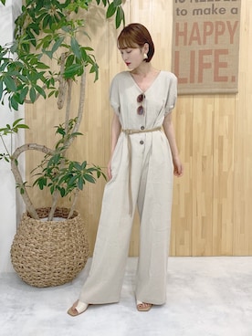 吉田南歩さん（レディース・160cm）の夏コーディネート