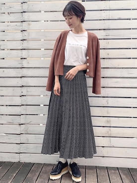 吉田南歩さん（レディース・161cm）の秋コーディネート