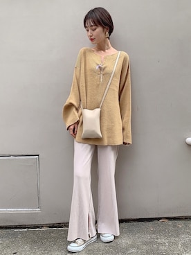 吉田南歩さん（レディース・161cm）の秋コーディネート