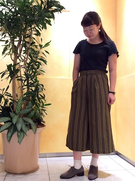 「靴下屋」｜OrientalTraffic 天王寺店さん（レディース・155cm）の秋コーディネート