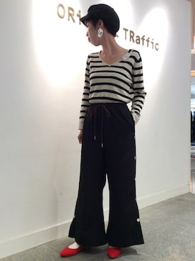 「靴下屋」｜OrientalTraffic 天王寺店さん（レディース・155cm）の冬コーディネート