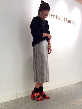 「メタリック」｜OrientalTraffic 天王寺店さん（レディース・155cm）の春コーディネート