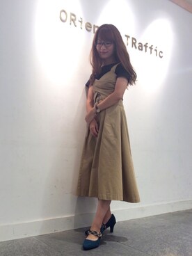 「MERCURYDUO（マーキュリーデュオ）のアイテム（その他トップス）」を使った、OrientalTraffic 天王寺店さん（レディース・158cm）の夏コーディネート