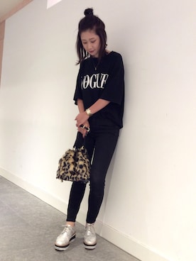 「chuu（チュー）のアイテム」を使った、OrientalTraffic 天王寺店さん（レディース・158cm）の秋コーディネート