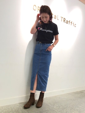 「STYLENANDA（スタイルナンダ）のアイテム」を使った、OrientalTraffic 天王寺店さん（レディース・158cm）の秋コーディネート