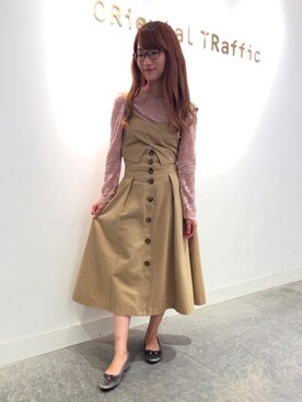 「ふんわりフェミニン」｜OrientalTraffic 天王寺店さん（レディース・158cm）の秋コーディネート