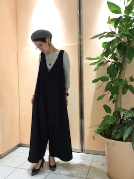 「ベレー帽×メガネ」｜OrientalTraffic 天王寺店さん（レディース・158cm）の秋コーディネート