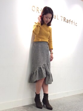 「chuu（チュー）のアイテム」を使った、OrientalTraffic 天王寺店さん（レディース・158cm）の秋コーディネート