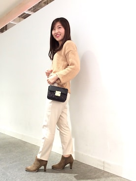 「ブーティ」｜OrientalTraffic 天王寺店さん（レディース・158cm）の冬コーディネート