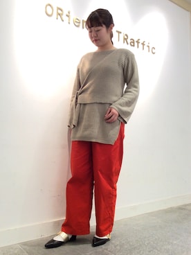 「靴下屋」｜OrientalTraffic 天王寺店さん（レディース・158cm）の冬コーディネート