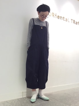 「フラットパンプス」｜OrientalTraffic 天王寺店さん（レディース・158cm）の冬コーディネート
