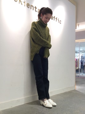 「モノトーン派？カラーコーデ派？」｜OrientalTraffic 天王寺店さん（レディース・158cm）の冬コーディネート