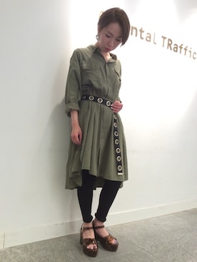 「べっ甲」｜OrientalTraffic 天王寺店さん（レディース・158cm）の春コーディネート