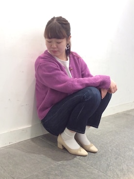 「チャンキーヒール」｜OrientalTraffic 天王寺店さん（レディース・158cm）の春コーディネート