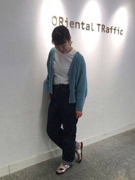 「シルバーサンダル」｜OrientalTraffic 天王寺店さん（レディース・158cm）の春コーディネート