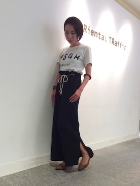 「MSGM」｜OrientalTraffic 天王寺店さん（レディース・158cm）の夏コーディネート