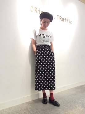 「MSGM」｜OrientalTraffic 天王寺店さん（レディース・158cm）の夏コーディネート