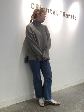 「みつあみ」｜OrientalTraffic 天王寺店さん（レディース・158cm）の秋コーディネート