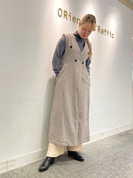 「三つ編み」｜OrientalTraffic 天王寺店さん（レディース・158cm）の秋コーディネート